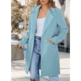 thumbnail image 3 of Blazer PRETTYGARDEN 2025 de manga larga azul celeste talla M, 3 of 8