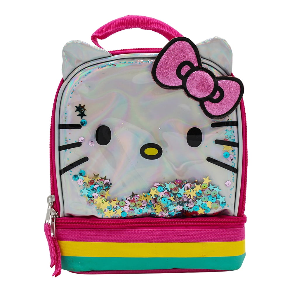 Hello Kitty Rainbow Connection Kids' Dual Compartment Lunch Bag
