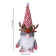 thumbnail image 2 of Christma Antlers Rudolph Faceless Plush Doll Ornament Xmas Home Decoration Prop, 2 of 8