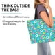 thumbnail image 2 of Fotbe Donut Bolsa Tote Estética de Lona con Estampado para Mujer - Bolsa Reutilizable de Hombro Casual para Vacaciones, Compras, Trabajo y Gimnasio, 2 of 8