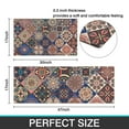 thumbnail image 7 of Multicolor Ethnic Geometric Pattern Kitchen Rugs Sets Of 2,Anti Fatigue Kitchen Mat Rugs Non Slip Washable,Decorative Kitchen Floor Mats for Kitchen,Sink,Laundry,17"x30"+17"x47", 7 of 7