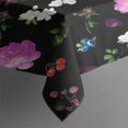 thumbnail image 3 of Pioneer Flower Floral Print Pattern Rectangle Tablecloth 60"x84",Waterproof Polyester Rectangle Table Cloth, Wipeable Spillproof Polyester Tablecloth for Dining, Camping, Indoor and Outdoor, 3 of 5