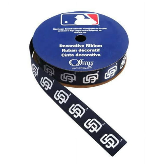Padres Ribbon 5/8-inch Width, 9 Foot Spool