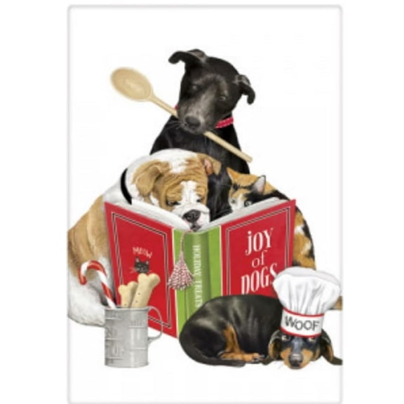 Mary Lake-Thompson BT629 Holiday Pet Chefs Flour Sack Towel 30 Inches