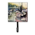 thumbnail image 1 of Carolines Treasures JMK1246SH4 Black Sails Sailboats Leash & Key Holder, 1 of 1