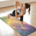 thumbnail image 6 of Colorful Tie Dye Nebula Pattern Hot Yoga Mat Towel Non Slip for Hot Yoga - Quick-Drying Yoga Mat Cover with 4 Corner Pockets with Travel Bag - Hot Yoga Towel Non Slip 70"x26", 6 of 6