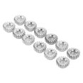 thumbnail image 1 of Machine Heads Mount Gears, 12mm Diameter 1:18 Ratio 12 Pcs Hex Hole Stable Tuning Peg Gear  For Performance Silver,Gold, 1 of 8
