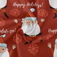 thumbnail image 2 of Coolnut Round Tablecloth 60", Christmas Santa Table Cover, Water Resistant Spill Proof Large Table Cover for Indoor & Outdoor Family Gathering Dinner, BBQ Christmas Decoration, 2 of 7