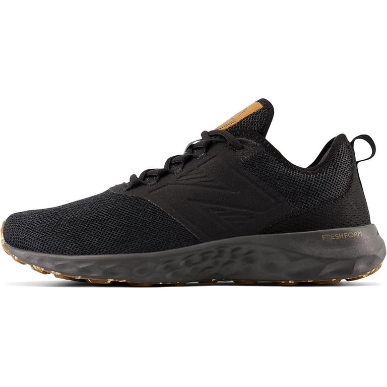 New Balance Men's Fresh Foam SPT v4 Sneakers, Black/Gum, 8.5 X