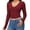 Red, variant on Long Sleeve Shirts for Women V Neck Ribbed Knit Fitted Fall Basic Tshirts Going Out Tops 2025 Casual Trendy Clothes Y2k Fall Outfits for Women Lightweight Undershirts