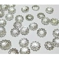 thumbnail image 3 of U8MO 1000 Silver Flower Bead Caps 9mm Jewely Findings Fit 10-16mm Beads, 3 of 5