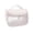White, variant on Aihimol Translucent Cosmetic Bag, Cosmetic Bag Set Frosted Translucent PVC With Zipper Handle Portable Travel Bag, Hangable And Handy Cosmetic Bag