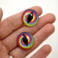 thumbnail image 2 of Tie Dye Colorful Dragon Glass Eyes, 2 of 10