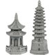 thumbnail image 1 of 2Pcs Mini Pagoda Statue Zen Miniature Pagoda Hexagon Figurine DIY Micro Landscape Fairy Garden Dollhouse Ornaments, 1 of 5