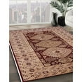 thumbnail image 2 of Ahgly Company Indoor Rectangle Mid-Century Modern Light Salmon Rose Pink Oriental Area Rugs, 3' x 5', 2 of 6