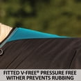 thumbnail image 3 of Schneiders ARMORFlex V-Free Pro Horse Turnout Blanket | Medium Weight | Teal | Size 70, 3 of 7