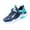 Dark Blue, variant on Boys Hook and Loop Chunky Sole Sneakers Breathable Mesh Non Slip Shock Absorbing Athletic Running Shoes Lightweight Kids School Casual Trainers Light Gray 28