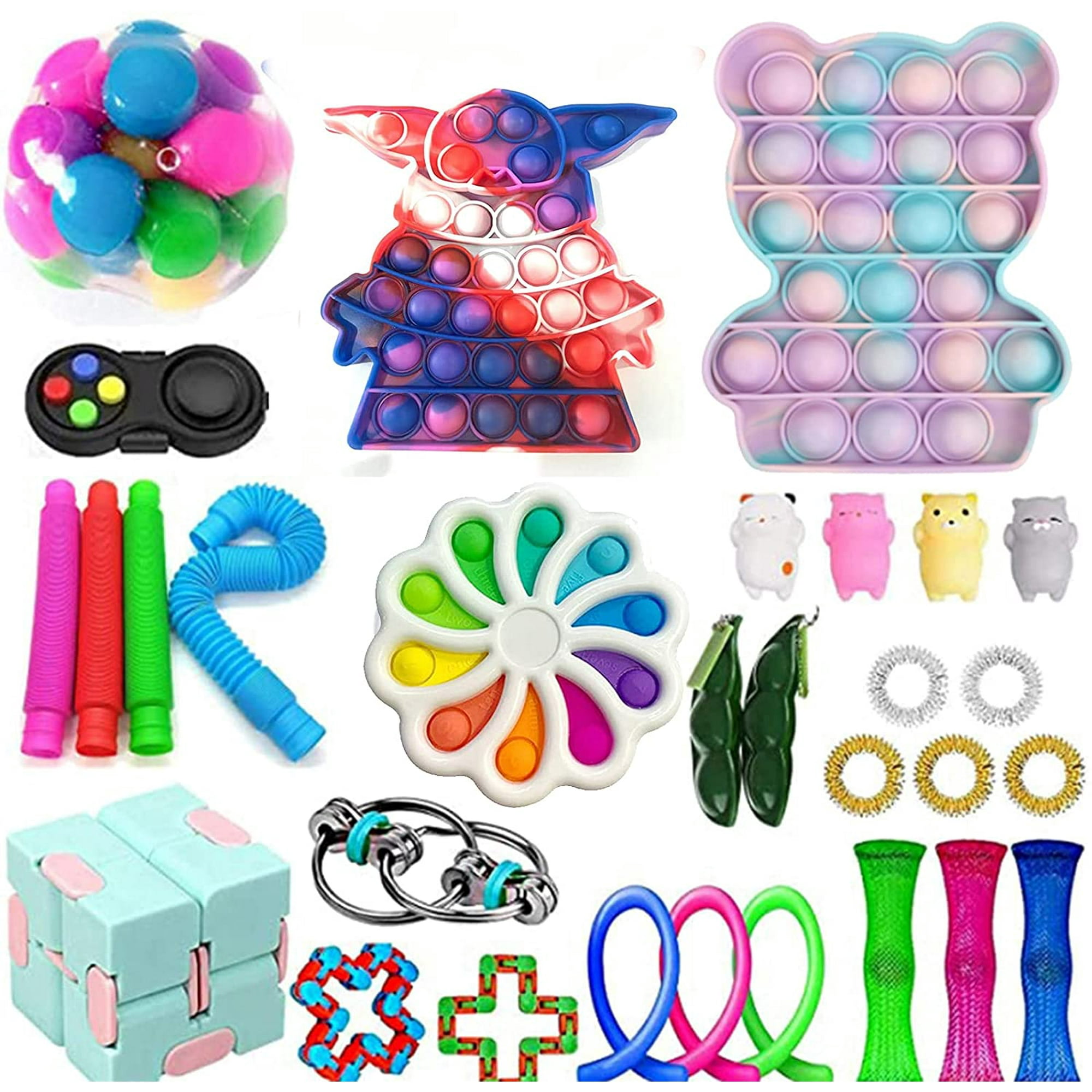 Tik Tok Pop It Fidget Toy TIK Tok 30Pcs Sensory Fidget Toys Pack