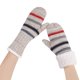 thumbnail image 4 of Guantes de Punto de Invierno para Mujer Guantes de Punto con Forro Polar Guantes de Invierno engrosados ​​con Dedos Completos para Mujer Guantes de Punto Guantes de Punto con diseño a Rayas, 4 of 5
