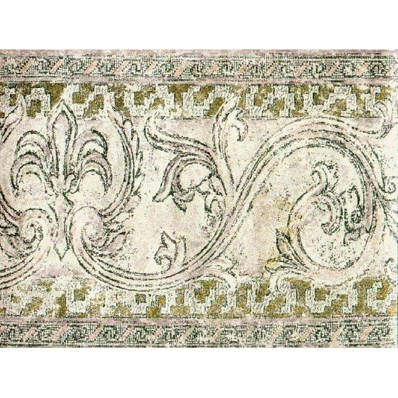Satin Romance Scrolls Wallpaper Border DES24960