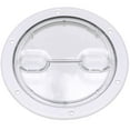 thumbnail image 5 of Seachoice Twist 'N' Lock Deck Plate, White w/ Clear Insert, Up to 6-1/2 In. Diameter, 5 of 5