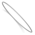 thumbnail image 1 of 14k 1.5mm White Gold Slip On Bangle Bracelet, 1 of 6