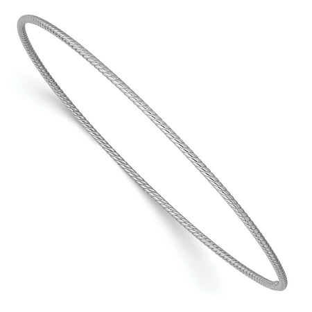 14k Yellow Gold Twisted Bangle - 14kt 1.5mm White Gold Twist Slip On Bangle Bracelet Cuff Expandable Stackable Fine Jewelry Ideal Gifts For Women Gift Set From Heart