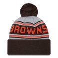 thumbnail image 2 of Gorro de Punto con Puño y Pompon Marrón de New Era Cleveland Browns, 2 of 2