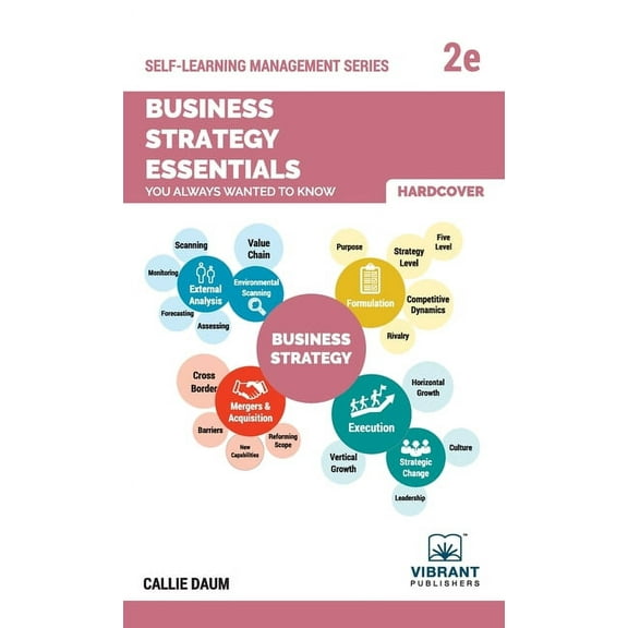 Self-Learning Management Business Strategy Essentials You Always Wanted To Know: A Beginner's Guide to Strategic Management, Porter's Five Forces, (Hardcover)