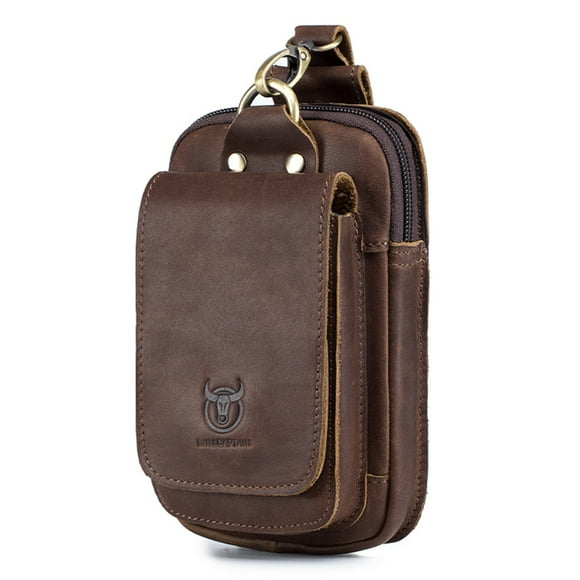 Sac Ceinture en Cuir Vintage pour Homme, Voyage, Porte-Cellulaire, Portefeuille, Sac Banane, Sac Banane