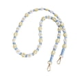 thumbnail image 2 of Cordón para teléfono CUTICAT macramé llavero artesanal Azul y amarillo, 2 of 8