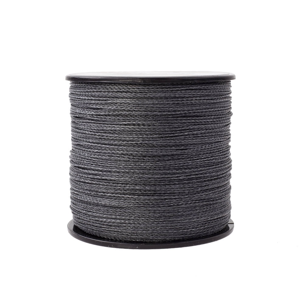 HERCULES Braided Fishing Line 300m 328yds 6lbs-100lbs Pe Superline 4 Strands (Black 90lb/40.8kg 0.50mm)