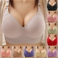 thumbnail image 5 of Womens Ladies Nursing Bra Wireless Deep V Neck Push up Maternity Nursing Full Coverage Bra Bralette Sleeping Breastfeeding, 5 of 5