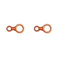 thumbnail image 4 of Soidarity Equipo de escalada Descensor Accesorio de seguridad Accesorios descendentes Profesional Simple Equipo de escalada en roca en forma de 8 Naranja 2piezas, 4 of 6