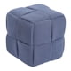 thumbnail image 5 of Reposapiés pequeño otomano, taburete, mueble, asiento antideslizante, base de silla, reposapiés para azul claro, 5 of 9