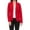 Red, variant on Lightweight Open Front Long Sleeve Blazer, Women's