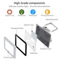 thumbnail image 4 of Homaapack 20W LED Flood Light, Super Bright Work Light with Plug, 6000K Cool White, IP65 Waterproof Outdoor Universal Projector Lamp for Yard, Garden, Playground(9 Pack), 4 of 7