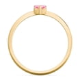 thumbnail image 4 of Bague Pierre de Naissance en Forme de Cœur - Tourmaline Rose (Octobre), 4 of 6