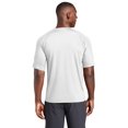 thumbnail image 2 of Sport Tek Adult Male Men Plain Short Sleeves T-Shirt White 3X-Large, 2 of 4
