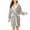 Gray, variant on Lindreshi Robes for Women with Hood Unisex Winter Women Lengthened Plush Shawl Bathrobe Long Sleeve Robe Hooded Coat Robes