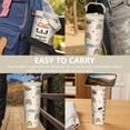 thumbnail image 7 of 30 Oz Tumbler Give the Teacher Rainbow Clouds Tumbler with Lid and Straw, Birthday Gift Cup for Friend Women Men Coffee Travel Mug Thanksgiving Day Halloween Christmas Gift Water Bottle, 7 of 7
