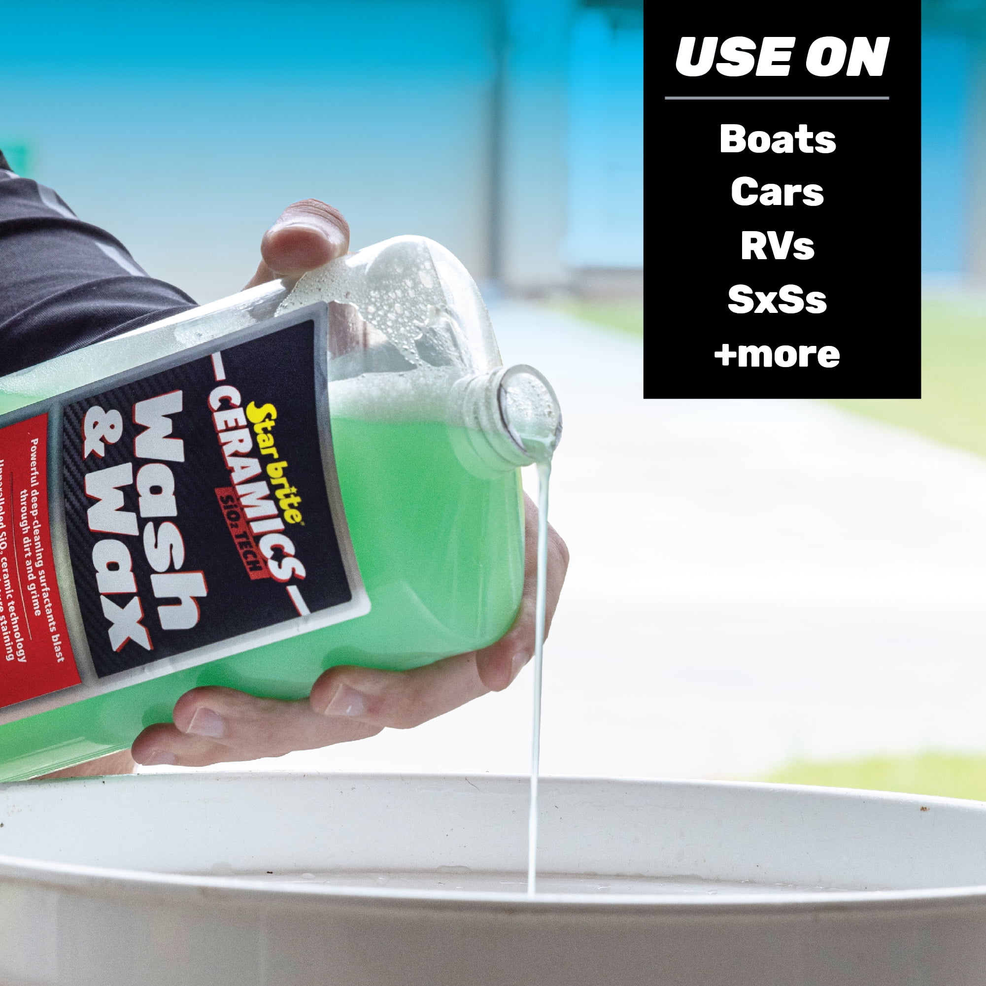 STAR BRITE Ceramic Wash & Wax - Watermelon Scent - 16 oz