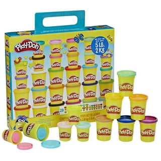 Play-Doh Activity Lap Box Storage Bin, Table, 42 Acc. , Molds, Tools