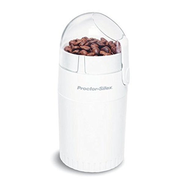 proctor silex e160by fresh grind coffee grinder, white