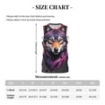 thumbnail image 4 of Honeii Colorful Wolf Head A print basktball shirt for men and women, Unisex basketball jersey for Theme party-Medium, 4 of 6