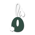 thumbnail image 2 of Decoraciones de Pascua, adornos de Pascua, regalos de Pascua Adorno de letra con orejas de conejo de madera de Pascua Letrero colgante de madera, 2 of 6