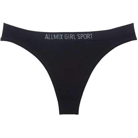 

EHTMSAK T-Back Tangas for Women Sexy No Show Panties G-String Thongs Stretch Underwear Black M
