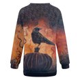 thumbnail image 4 of Ichuanyi Liquidación de mujeres Halloween Halloween impresa en manga larga Sweater informal de cuello redondo ICHUANYI WER202308182307, 4 of 4