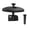 Black, variant on Half Off Ponds Small Floating Fountain with 750 GPH Pump, Adjustable Spray, 3 Nozzles, 30 ft Cord