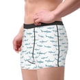 thumbnail image 2 of Fotbe Cute Shark Calzoncillos Tipo Boxer con Bolsa de Soporte Total para Hombre, X-Temp Fresco, Transpirable y de Secado Rápido-Medium, 2 of 5